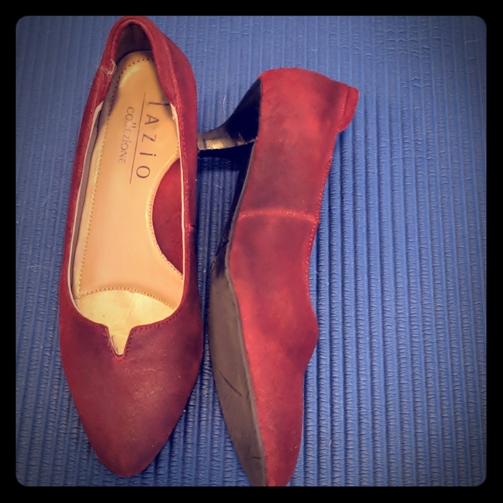 Red Cisto Pumps
